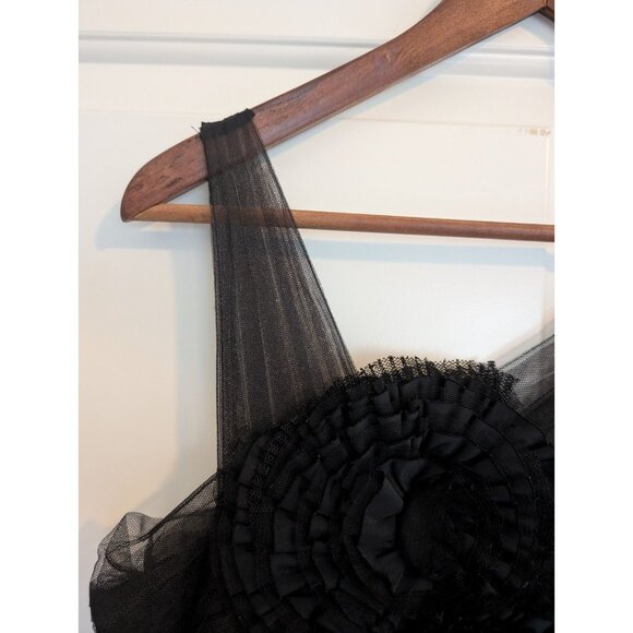 BCBGMaxazria women cocktail dress size 12 asymmetrical gossip girl Y2K party - Picture 5 of 16